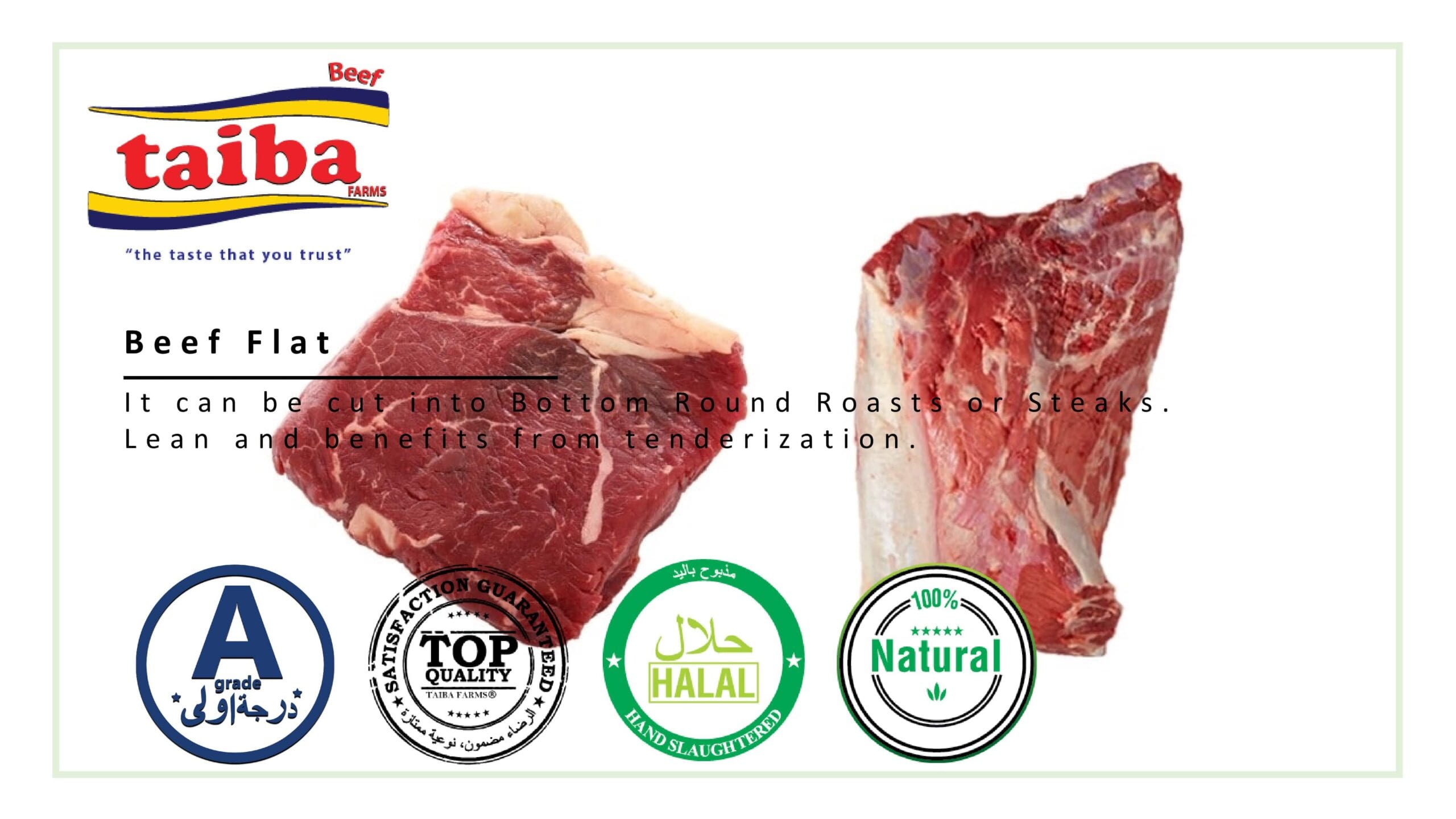 Beef Flat wholesalers, suppliers, Halal fresh and frozen meat producers